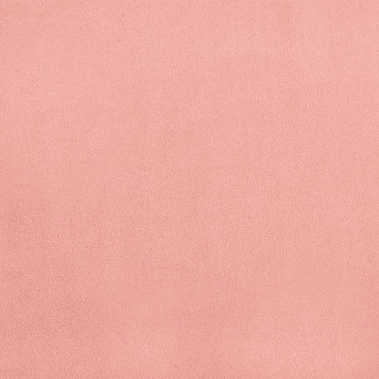 Bettgestell mit Kopfteil ohne Matratze Rosa 200x200 cm Samt