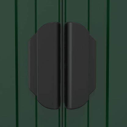 Geräteschuppen Grün 192x108x223 cm Verzinkter Stahl