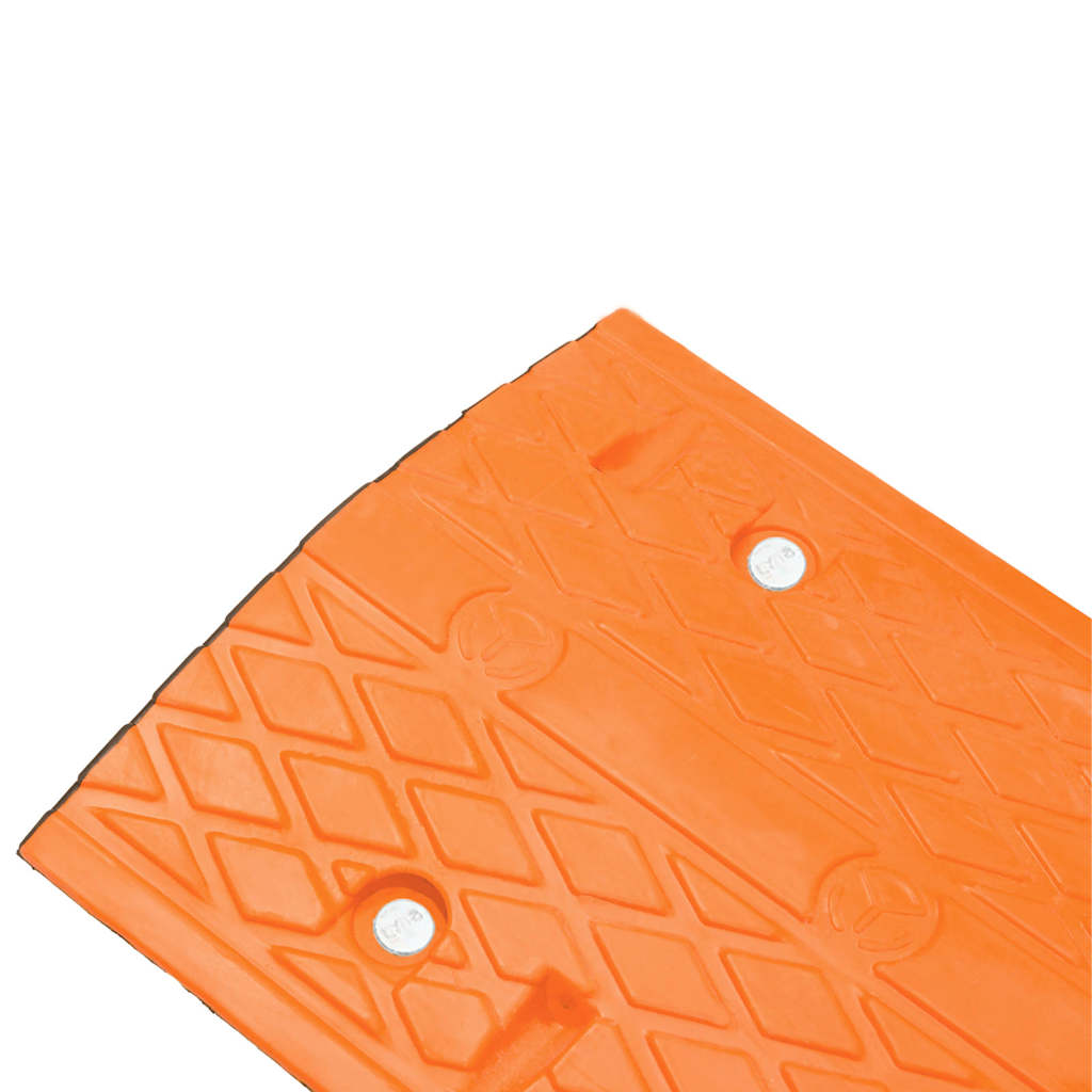 Bodenschwelle Gelb & Schwarz 97x32,5x4 cm Gummi