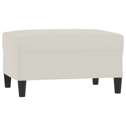 Fußhocker Creme 70x55x41 cm Samt