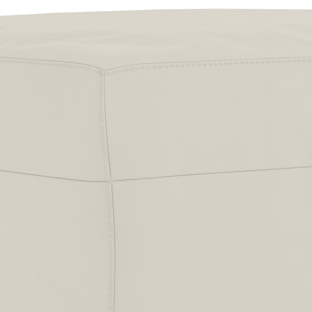 Fußhocker Creme 70x55x41 cm Samt