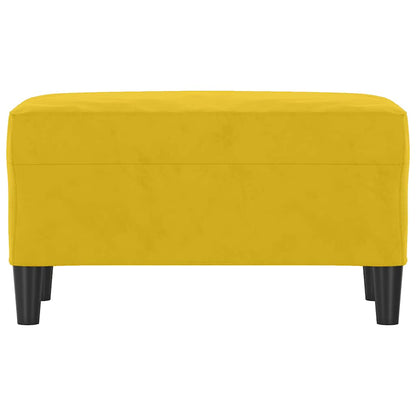 Sitzbank Gelb 70x35x41 cm Samt
