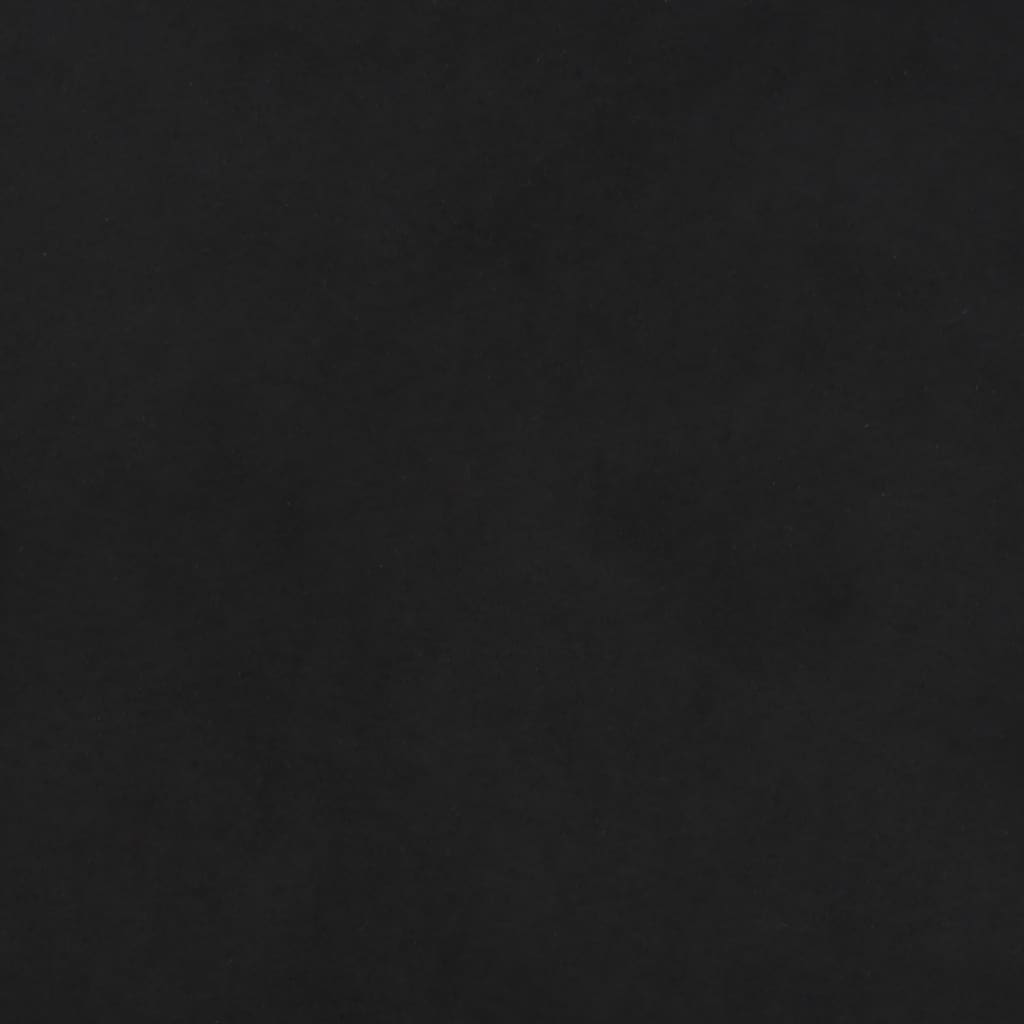 Sitzbank Schwarz 100x35x41 cm Mikrofasergewebe