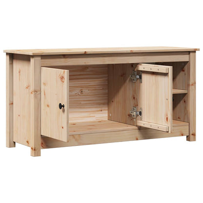 TV-Schrank 103x36,5x52 cm Massivholz Kiefer
