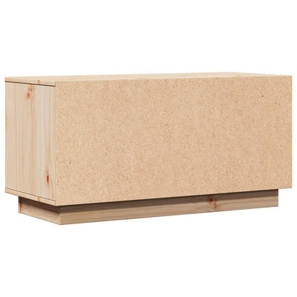 TV-Schrank 80x34x40 cm Massivholz Kiefer