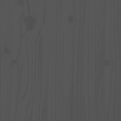 Aufbewahrungsboxen mit Deckeln 3 Stk. Grau Massivholz Kiefer