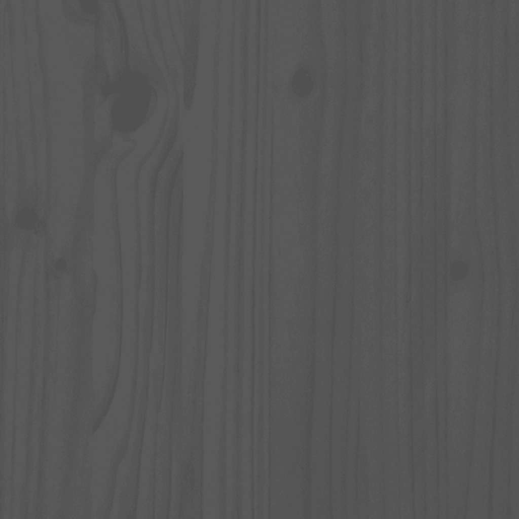Couchtisch Grau 80x50x35 cm Massivholz Kiefer