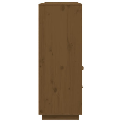 Highboard Honigbraun 100x40x108,5 cm Massivholz Kiefer