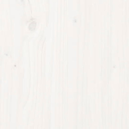 Bartisch Weiß 60x60x110 cm Massivholz Kiefer