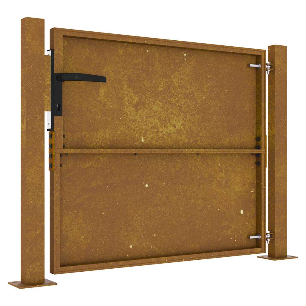 Gartentor 100x75 cm Cortenstahl