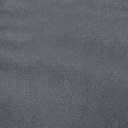 Hundebett Dunkelgrau 70x52x30 cm Samt