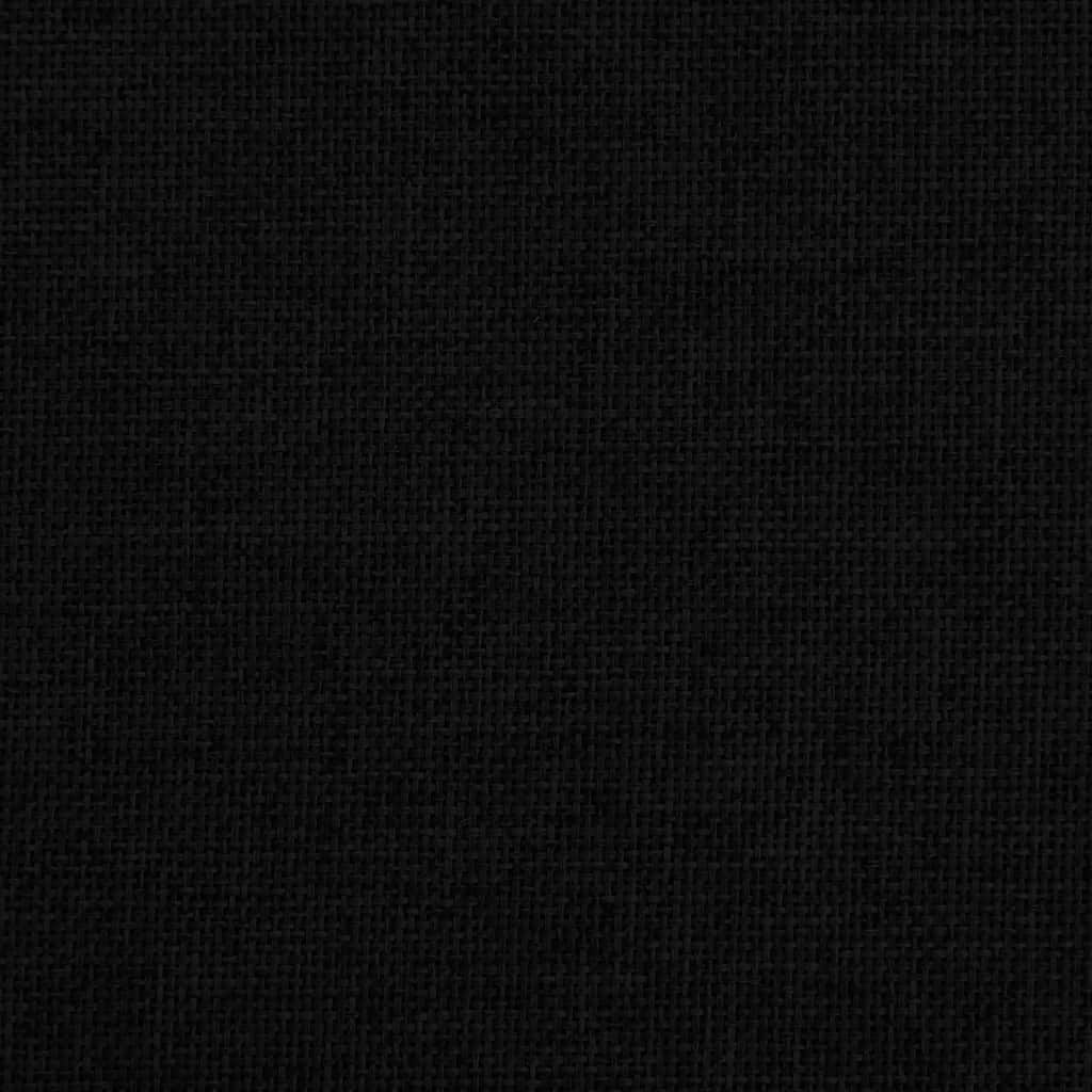 Hundebett Schwarz 70x40x24 cm Stoff