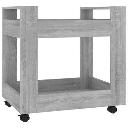 Bürowagen Grau Sonoma 60x45x60 cm Holzwerkstoff