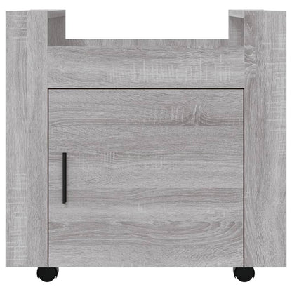 Bürowagen Grau Sonoma 60x45x60 cm Holzwerkstoff