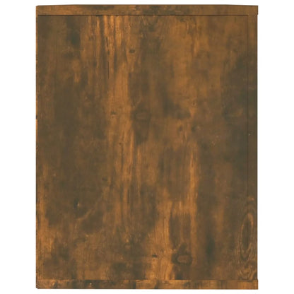 Schuhregal Räuchereiche 75x35x45 cm Holzwerkstoff