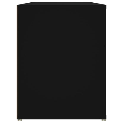 Schuhregal Schwarz 100x35x45 cm Holzwerkstoff