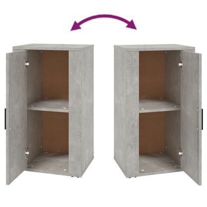 Sideboard Betongrau 40x33x70 cm Holzwerkstoff