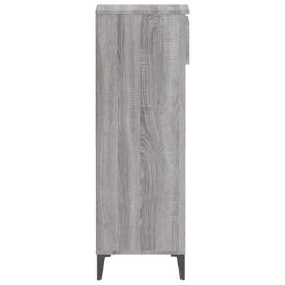 Schuhregal Grau Sonoma 40x36x105 cm Holzwerkstoff