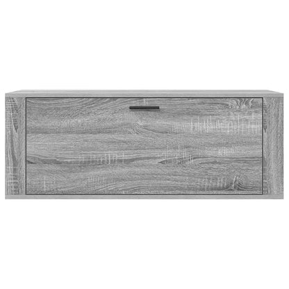 Wand-Schuhschrank Grau Sonoma 100x35x38 cm Holzwerkstoff