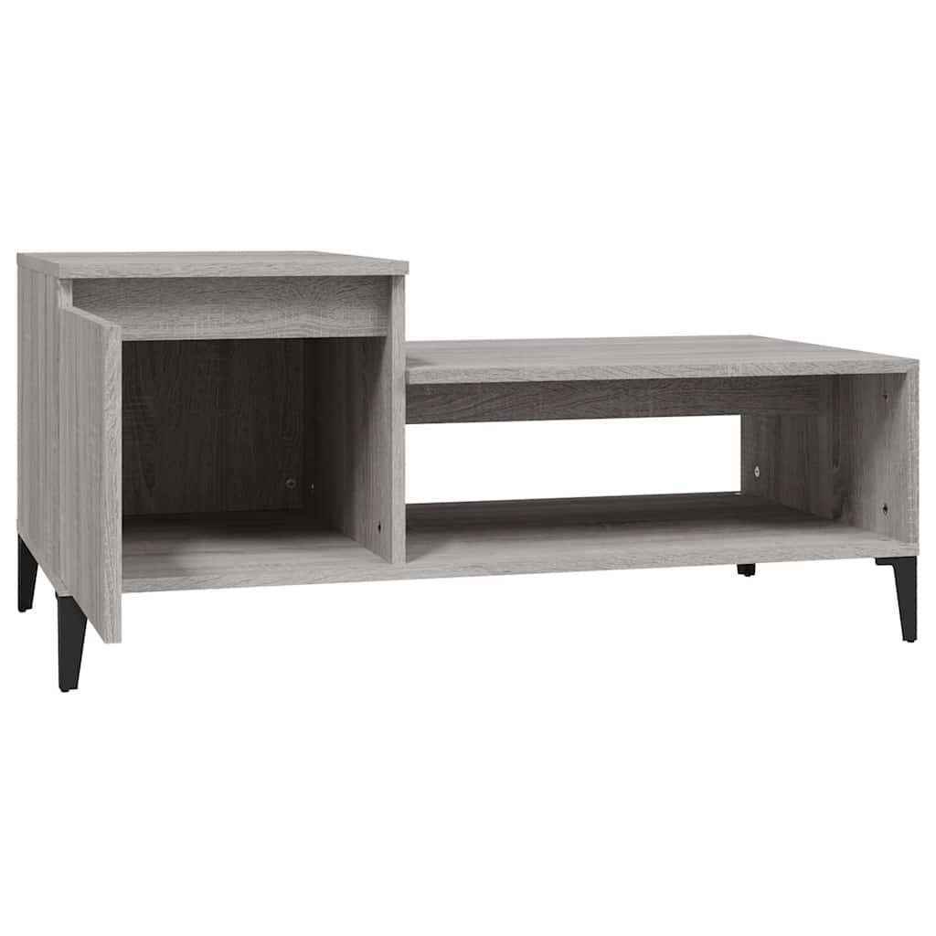 Couchtisch Grau Sonoma 100x50x45 cm Holzwerkstoff