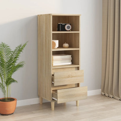 Highboard Sonoma-Eiche 40x36x110 cm Holzwerkstoff