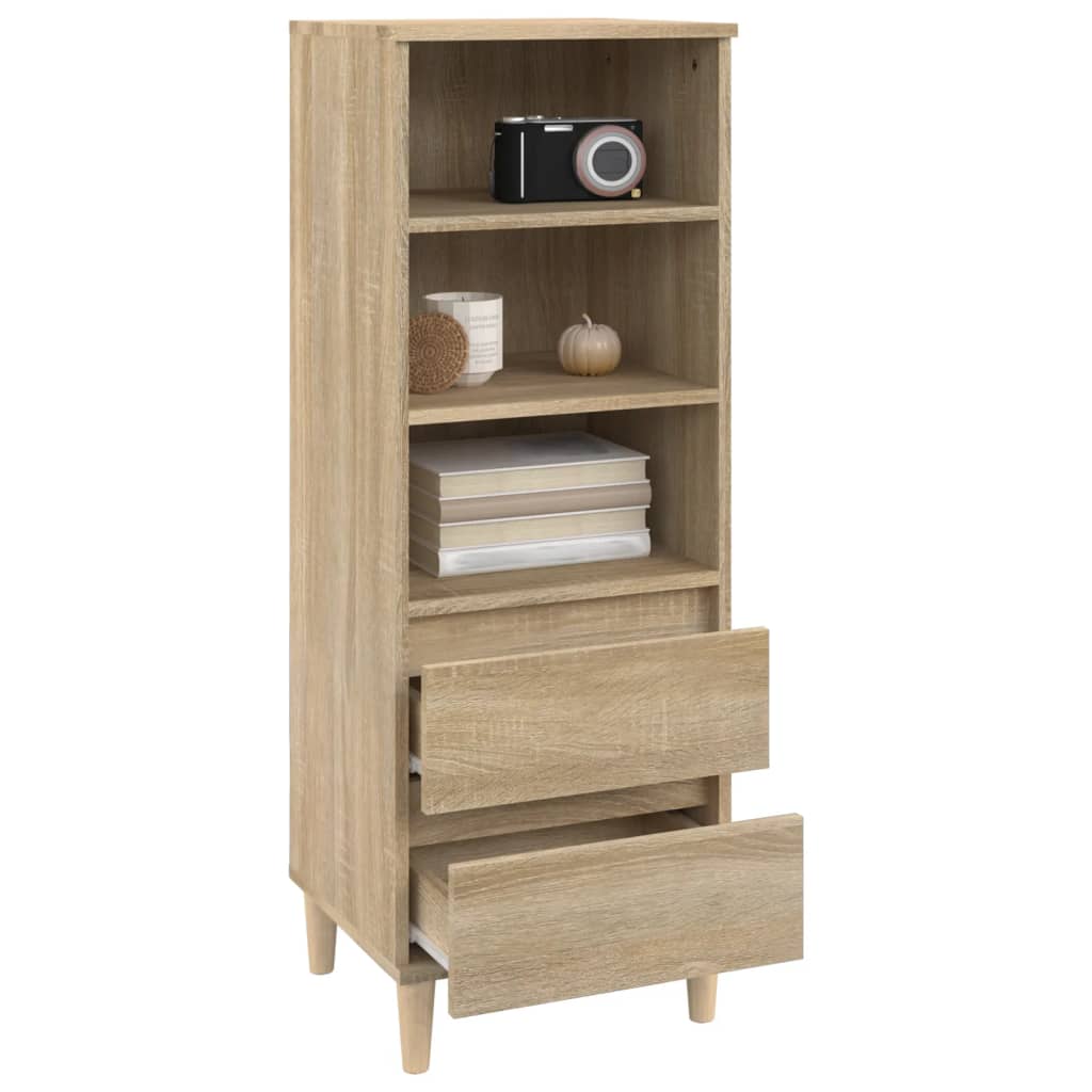 Highboard Sonoma-Eiche 40x36x110 cm Holzwerkstoff