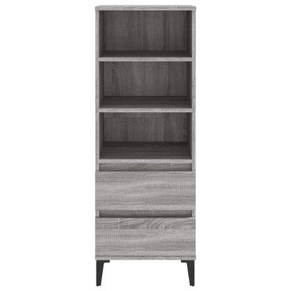 Highboard Grau Sonoma 40x36x110 cm Holzwerkstoff
