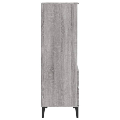 Highboard Grau Sonoma 40x36x110 cm Holzwerkstoff