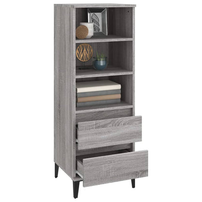 Highboard Grau Sonoma 40x36x110 cm Holzwerkstoff
