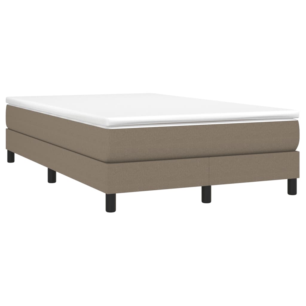 Boxspringbettgestell Taupe 120x200 cm Stoff