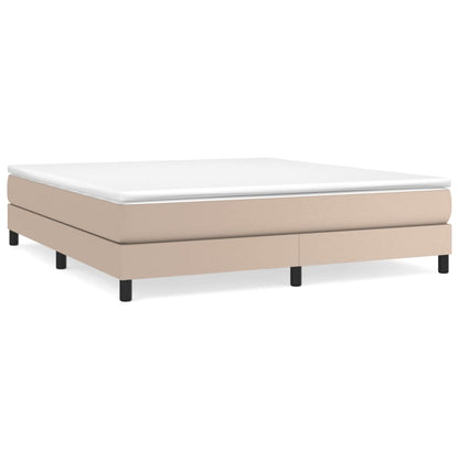 Boxspringbettgestell Cappuccino-Braun 180x200 cm Kunstleder