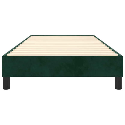 Boxspringbettgestell Dunkelgrün 80x200 cm Samt
