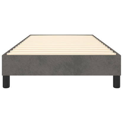 Boxspringbettgestell Dunkelgrau 100x200 cm Samt