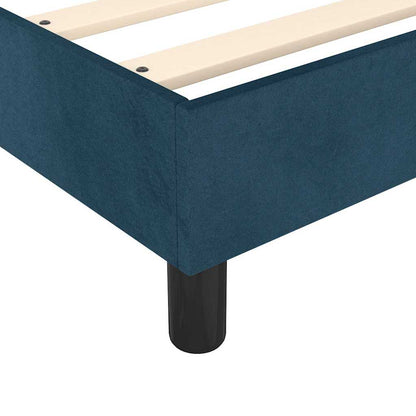 Boxspringbettgestell Dunkelblau 120x200 cm Samt
