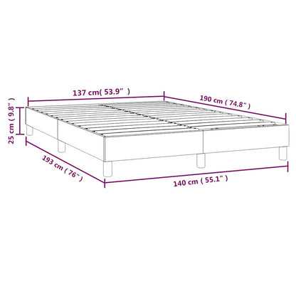 Boxspringbettgestell Dunkelgrün 140x190 cm Samt