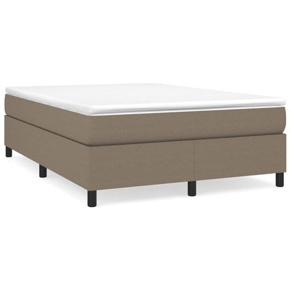 Boxspringbettgestell Taupe 140x190 cm Stoff