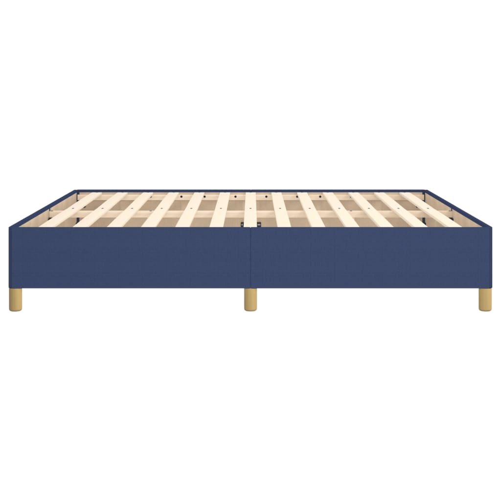 Boxspringbettgestell Blau 160x200 cm Stoff