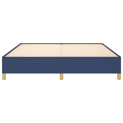 Boxspringbettgestell Blau 180x200 cm Stoff