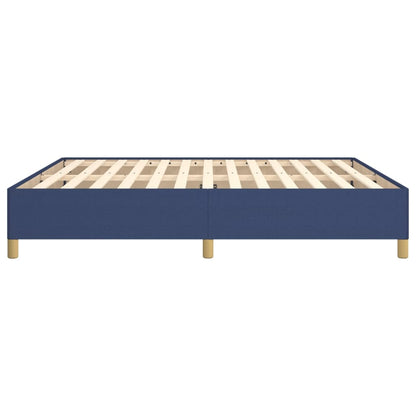 Boxspringbettgestell Blau 180x200 cm Stoff