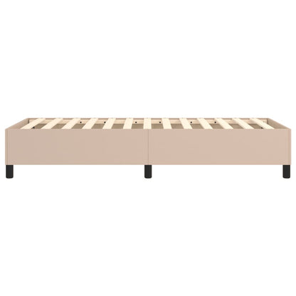 Boxspringbettgestell Cappuccino-Braun 80x200 cm Kunstleder