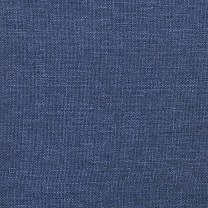 Kopfteil Blau 100 x 5 x 118/128 cm Stoff