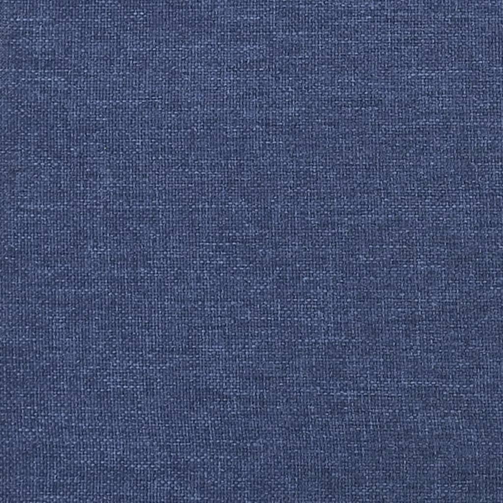 Kopfteil Blau 100 x 7 x 118/128 cm Stoff