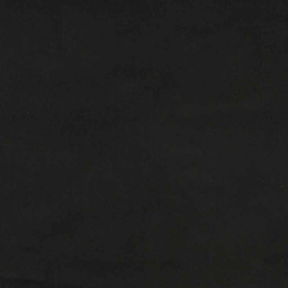 Kopfteil mit Ohren Schwarz 103x16x78/88 cm Samt