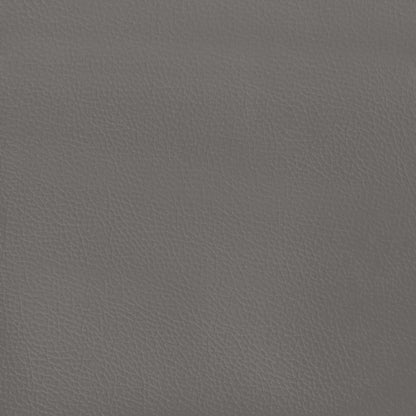 Kopfteil mit Ohren Grau 147x16x78/88 cm Kunstleder