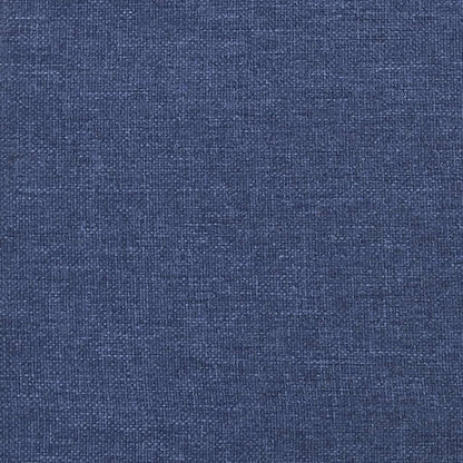 Kopfteil mit Ohren Blau 183x16x78/88 cm Stoff
