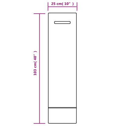Sandsäcke 25 Stk. Dunkelgrün 103x25 cm HDPE