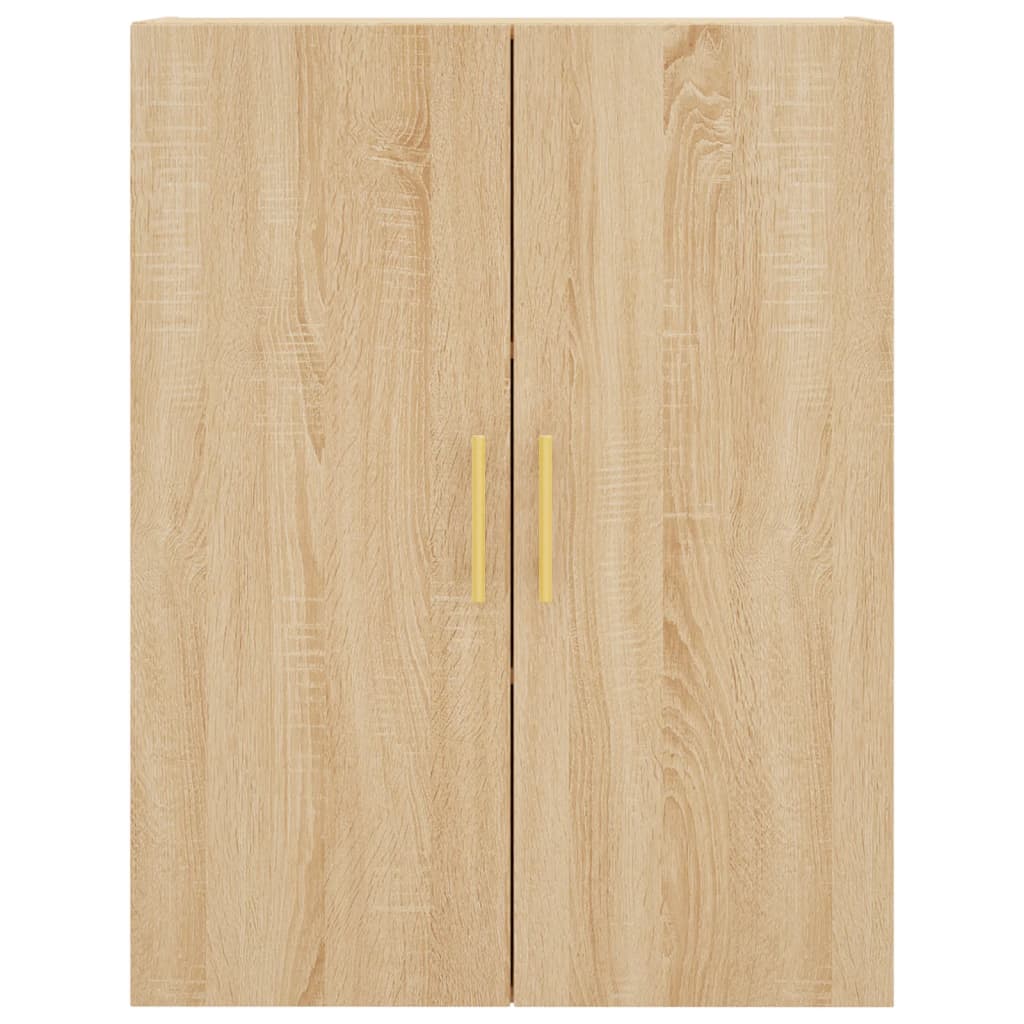 Highboard Sonoma-Eiche 69,5x34x180 cm Holzwerkstoff