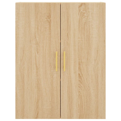 Highboard Sonoma-Eiche 69,5x34x180 cm Holzwerkstoff
