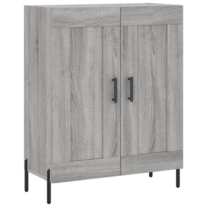 Highboard Grau Sonoma 69,5x34x180 cm Holzwerkstoff
