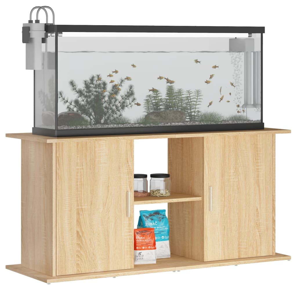 Aquariumständer Sonoma-Eiche 121 x 41 x 58 cm Holzwerkstoff